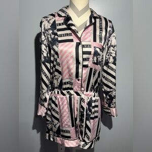 Victoria’s Secret Black and pink jumpsuit